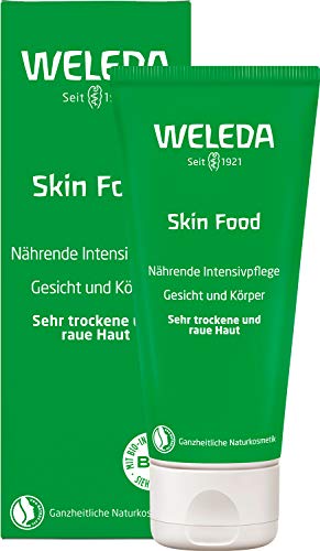 WELEDA Hautcreme Skin Food, reichhaltige Naturkosmetik Körpercreme zur Pflege von rauer, trockener...