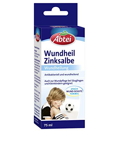 Abtei Wundheil Zinksalbe - Salbe mit Zink zur Wundheilung - antibakteriell und entzündungshemmend -...