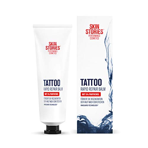 SKIN STORIES Rapid Repair Balm (1 x 50 ml), beruhigende After Tattoo Creme mit Panthenol, After...