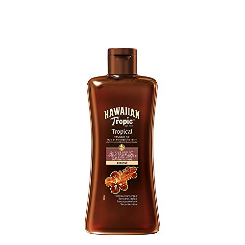 Hawaiian Tropic Tropical Tanning Oil LSF 0, 200ml, 1er Pack (1 x 200 ml)