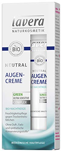 lavera Neutral Augencreme ∙ Bio Nachtkerze ∙ Intensive Feuchtigkeit ∙ Sensible Augenpartie ∙...