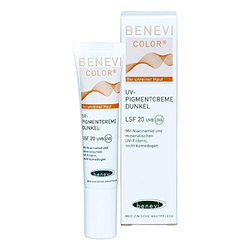 Benevi Color UV-Pigmentcreme dunkel mit LSF 20, 15 ml