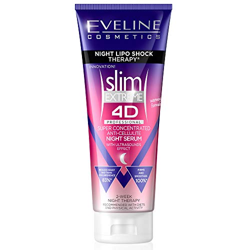Eveline Cosmetics Slim Extreme 4D Professional Anticellulite Straffende Creme Körper | 250 ML |...