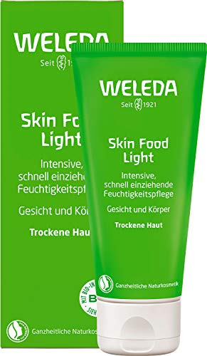 WELEDA Skin Food Light Feuchtigkeitscreme, Naturkosmetik für Gesicht & Körper, intensiv beruhigend...