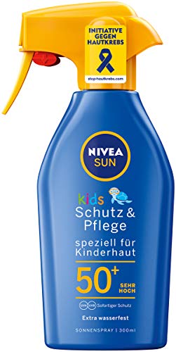 NIVEA SUN Sonnenspray mit verbesserter Formel für Kinder, Lichtschutzfaktor 50+, 300 ml...