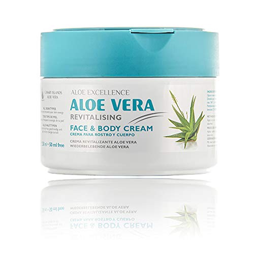 Aloe Vera Creme | Kanarische Inseln Aloe Vera | Tief hydriert Haut | 300 ml