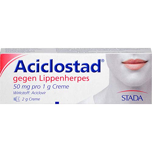 Aciclostad Creme gegen Lippenherpes, 2 g Creme