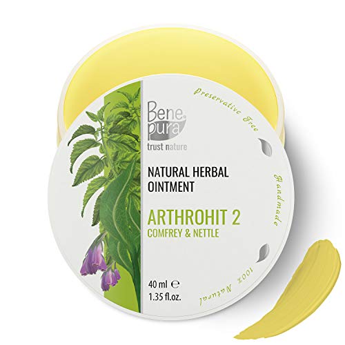 BenePura ArthroHit 2 - Natürliche Kräutersalbe 40 ml - Beinwell & Brennnessel - Starkes...