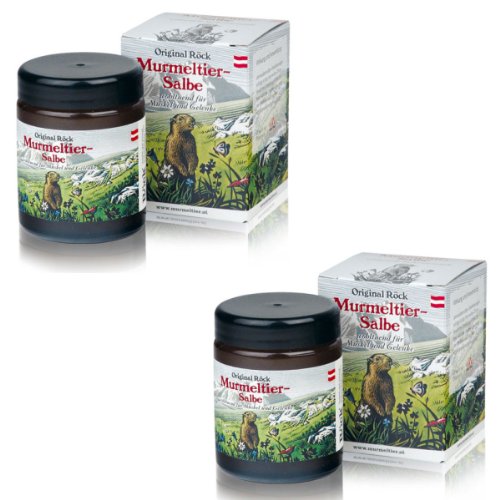 Original Röck Murmeltier-Salbe, 2x 100ml Glas