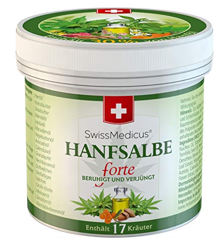 SwissMedicus - Hanfsalbe forte - 30% Hanf-Aktivgel - für problematische Haut geeignet - bei Akne -...