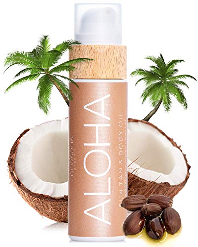 COCOSOLIS Aloha Bräunungsbeschleuniger mit Vitamin E, Kakaobutter - Bräunungscreme & Bodylotion...