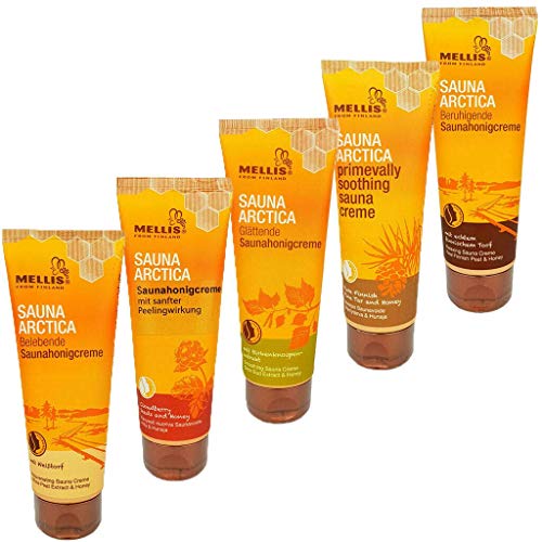 Mellis Sauna Arctica Saunahonigcreme Set mit 5 x 125ml Tuben by SudoreWell® - Das Original aus...