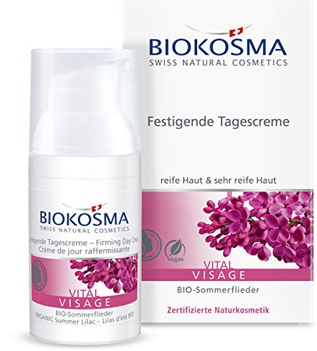 Biokosma VITAL VISAGE Festigende Tagescreme / Tagespflege für reife Haut/ Gesichtspflege mit...
