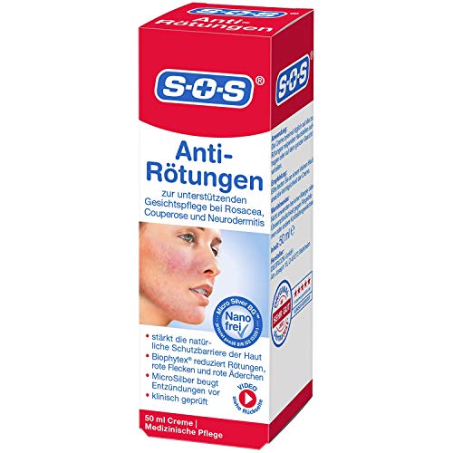 SOS Anti-Rötungen - Medizinische Gesichtspflege bei Rosacea, Couperose und Neurodermitis | Mit...