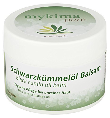 mykima Schwarzkümmelöl Balsam 200 ml wohltuende Wirkung bei Neurodermitis, Akne oder...