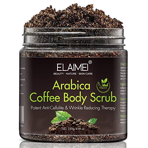 Natürliches Kaffee Body Scrub Peeling mit Bio-Kaffee-Körperpeeling, Face, Body Scrub Peeling