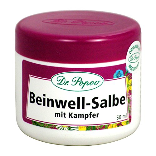 Beinwell Salbe mit Kampfer Natur Originalkräutersalben des Dr. Popov 50ml
