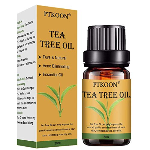 Teebaum öl,Akne Öl,Acne Serum,Anti-Akne-Behandlung,Ideal Gegen Unreine Haut,Anti Pickel,Gegen...