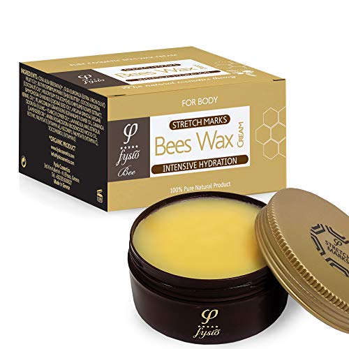'Fysio Naturkosmetik Bio Bienenwachscreme für Dehnungsstreifen | Narbencreme - Narbensalbe |...