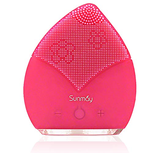 SUNMAY Elektrische Gesichtsreinigungsbürste, Anti-Aging Porenreinigen Silikon Gesichtsbürste,...
