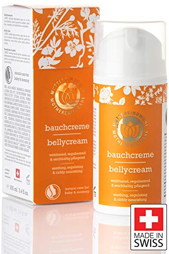 MutterKindWohl - Bauchcreme für Schwangere & Babys - Vegan - Massage Creme bei Koliken & für...