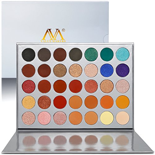 Lidschatten Palette Matt Bunt,Valuemakers Eyeshadow Palette Creme Hochpigmentierte,Paletten...