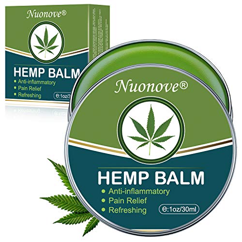 Hanfbalsam, Hanf Creme, Hanf Salbe, Hanf-salbe Schmerzlinderung für Rücken, Knie, Hände, Hals,...